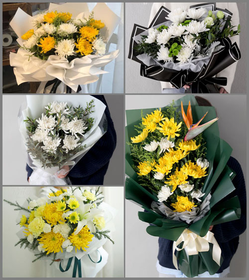 江苏宿迁宿豫区大兴镇清高村白事花束代送